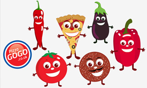 Pizza GoGo Character Design