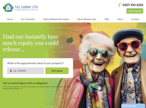 DigitalFlare Launches My Later Life Website